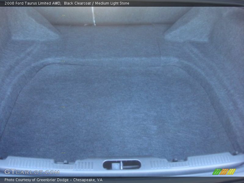 Black Clearcoat / Medium Light Stone 2008 Ford Taurus Limited AWD