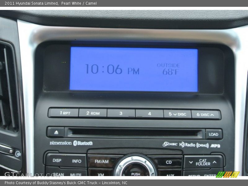 Pearl White / Camel 2011 Hyundai Sonata Limited