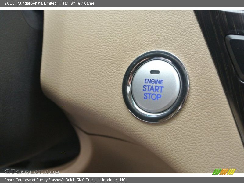 Pearl White / Camel 2011 Hyundai Sonata Limited