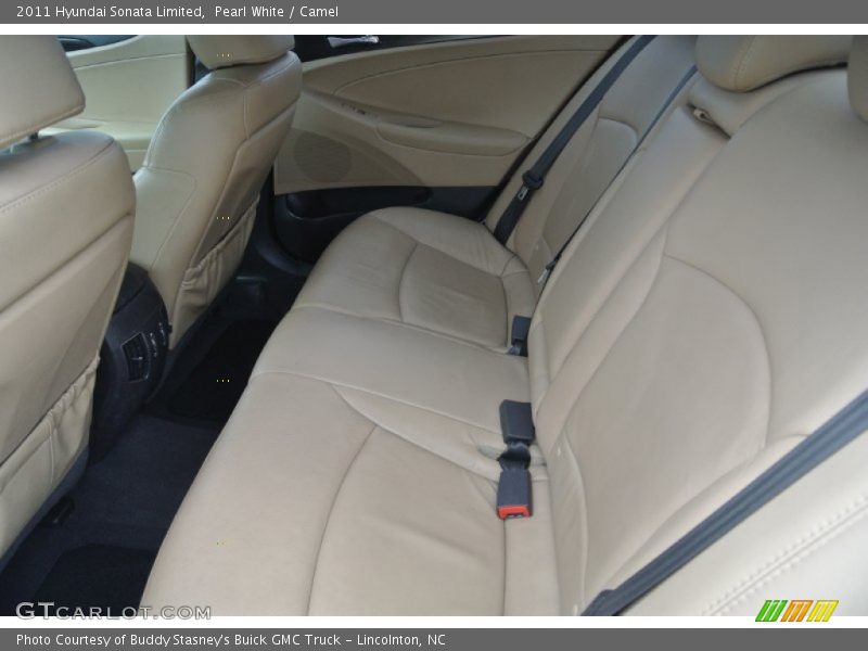 Pearl White / Camel 2011 Hyundai Sonata Limited