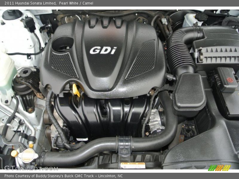 Pearl White / Camel 2011 Hyundai Sonata Limited