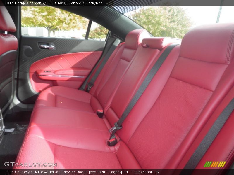 Rear Seat of 2014 Charger R/T Plus AWD
