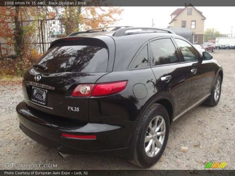 Black Obsidian / Brick 2008 Infiniti FX 35 AWD
