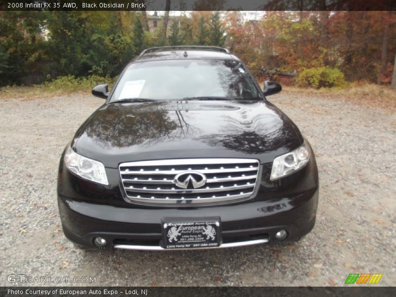 Black Obsidian / Brick 2008 Infiniti FX 35 AWD