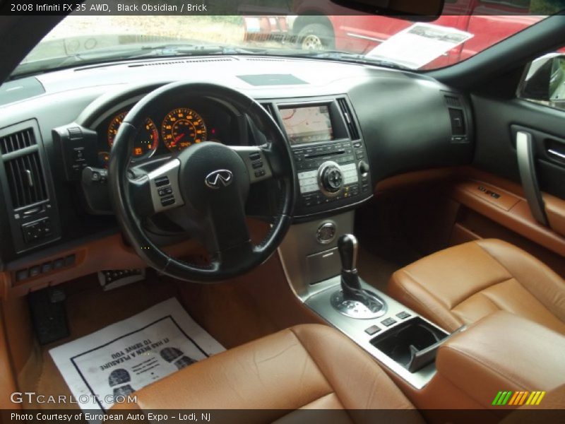 Black Obsidian / Brick 2008 Infiniti FX 35 AWD