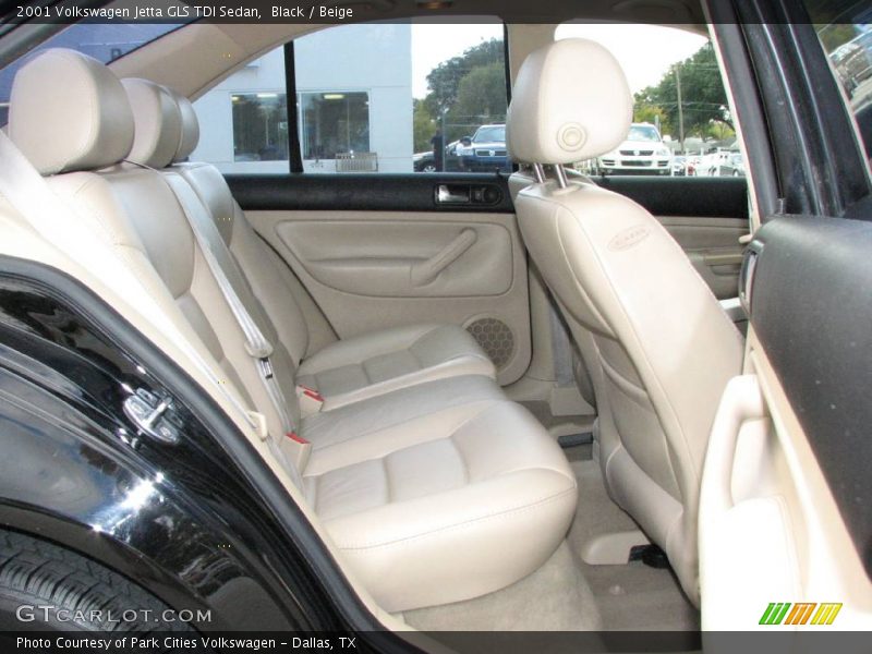 Black / Beige 2001 Volkswagen Jetta GLS TDI Sedan
