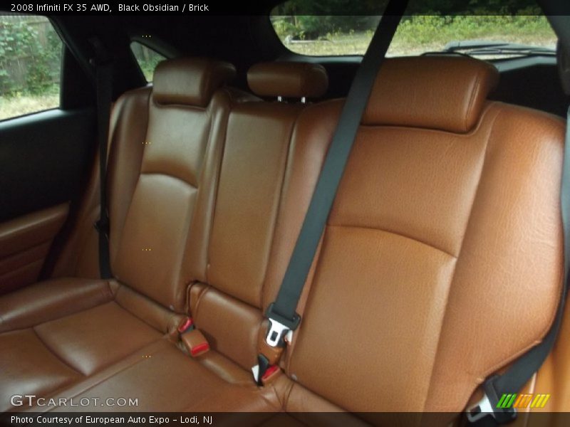 Black Obsidian / Brick 2008 Infiniti FX 35 AWD