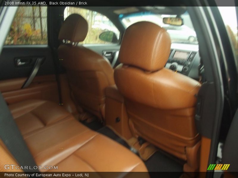 Black Obsidian / Brick 2008 Infiniti FX 35 AWD