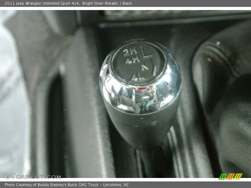 Bright Silver Metallic / Black 2011 Jeep Wrangler Unlimited Sport 4x4