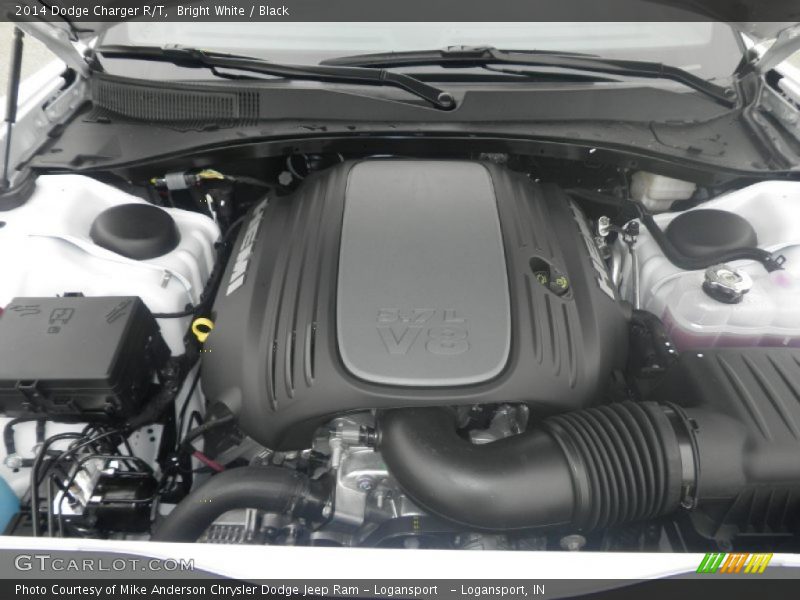 Bright White / Black 2014 Dodge Charger R/T