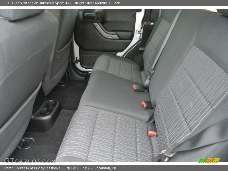 Bright Silver Metallic / Black 2011 Jeep Wrangler Unlimited Sport 4x4
