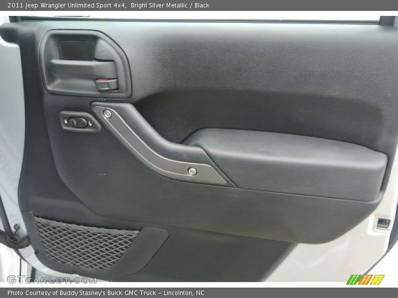 Bright Silver Metallic / Black 2011 Jeep Wrangler Unlimited Sport 4x4