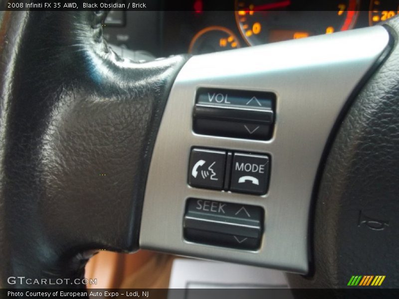 Black Obsidian / Brick 2008 Infiniti FX 35 AWD