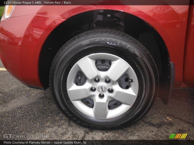 Venom Red / Black 2010 Nissan Rogue S AWD