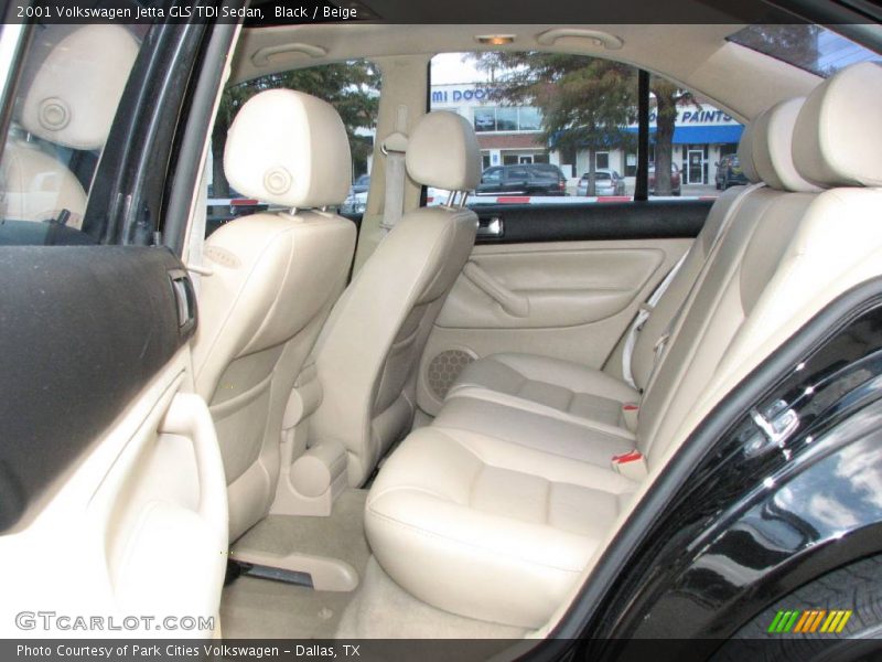 Black / Beige 2001 Volkswagen Jetta GLS TDI Sedan