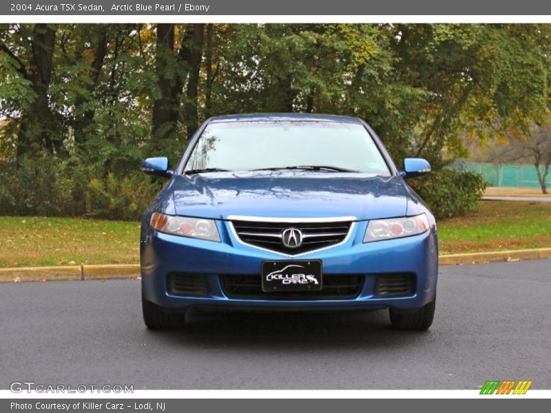 Arctic Blue Pearl / Ebony 2004 Acura TSX Sedan