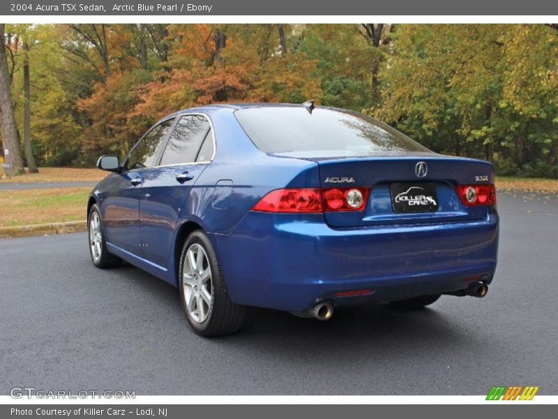 Arctic Blue Pearl / Ebony 2004 Acura TSX Sedan