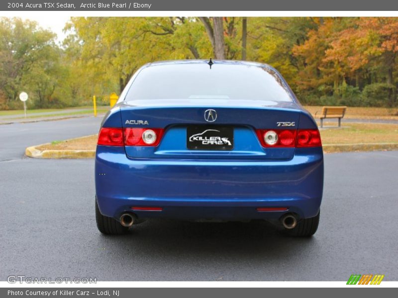 Arctic Blue Pearl / Ebony 2004 Acura TSX Sedan