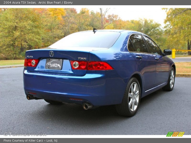 Arctic Blue Pearl / Ebony 2004 Acura TSX Sedan