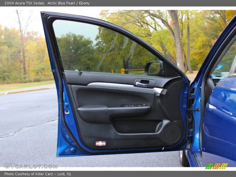 Arctic Blue Pearl / Ebony 2004 Acura TSX Sedan