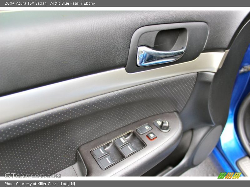 Arctic Blue Pearl / Ebony 2004 Acura TSX Sedan