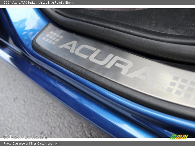 Arctic Blue Pearl / Ebony 2004 Acura TSX Sedan