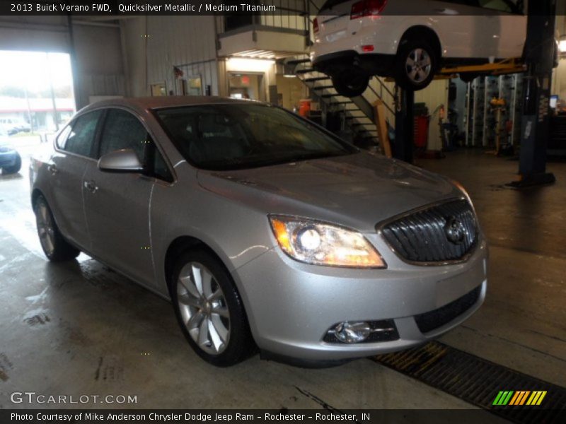 Quicksilver Metallic / Medium Titanium 2013 Buick Verano FWD