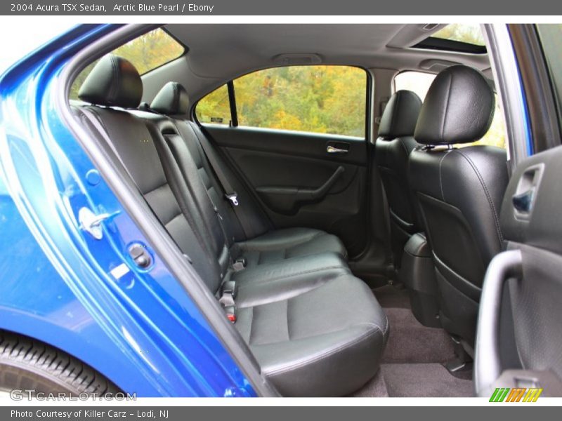 Arctic Blue Pearl / Ebony 2004 Acura TSX Sedan