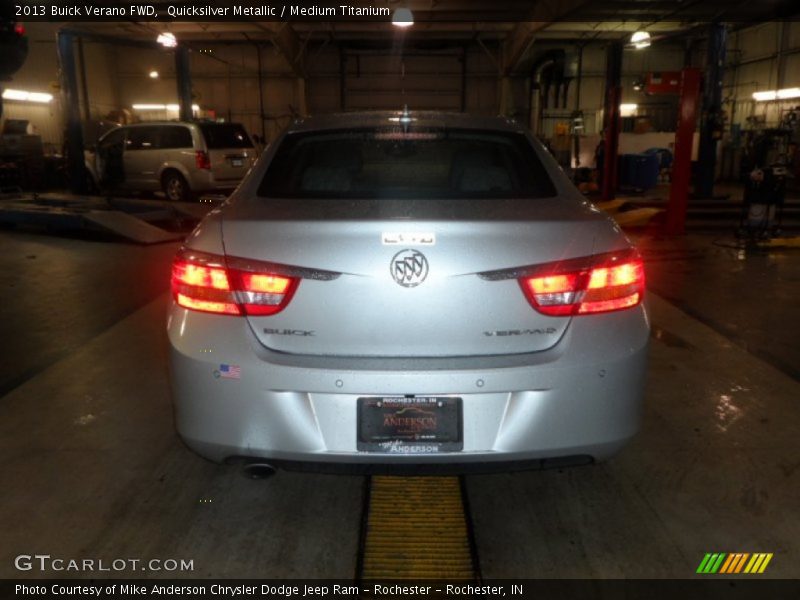 Quicksilver Metallic / Medium Titanium 2013 Buick Verano FWD