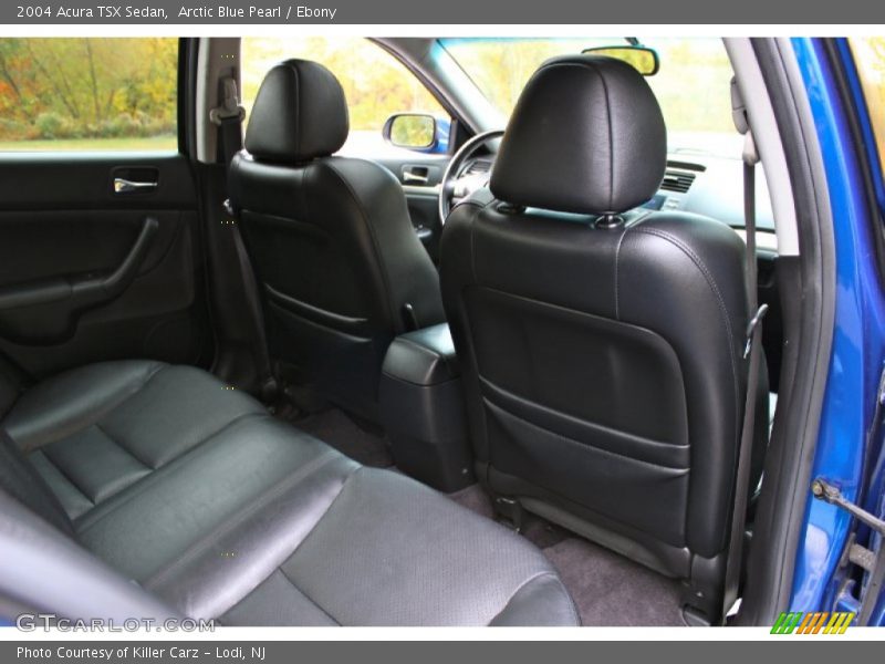 Arctic Blue Pearl / Ebony 2004 Acura TSX Sedan