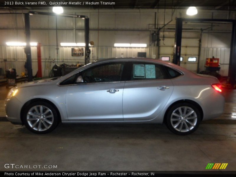 Quicksilver Metallic / Medium Titanium 2013 Buick Verano FWD