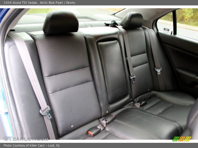 Arctic Blue Pearl / Ebony 2004 Acura TSX Sedan