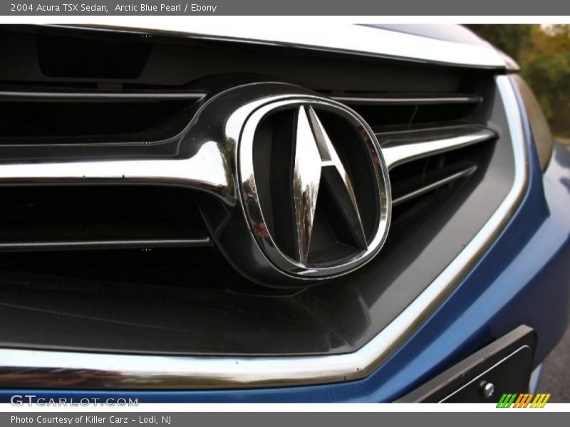 Arctic Blue Pearl / Ebony 2004 Acura TSX Sedan