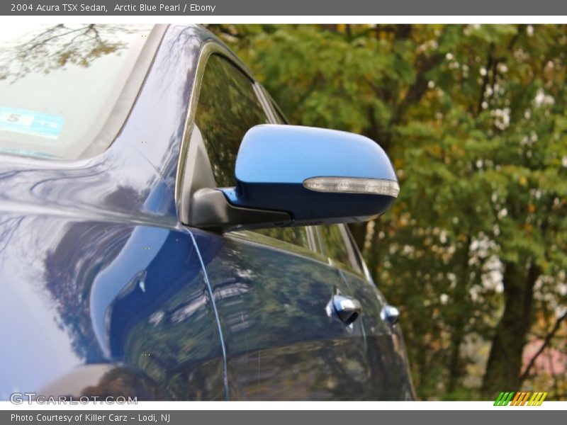 Arctic Blue Pearl / Ebony 2004 Acura TSX Sedan