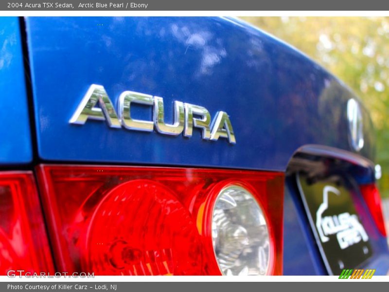 Arctic Blue Pearl / Ebony 2004 Acura TSX Sedan