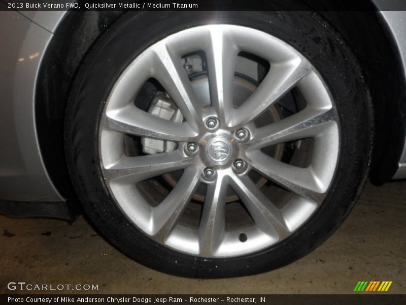Quicksilver Metallic / Medium Titanium 2013 Buick Verano FWD