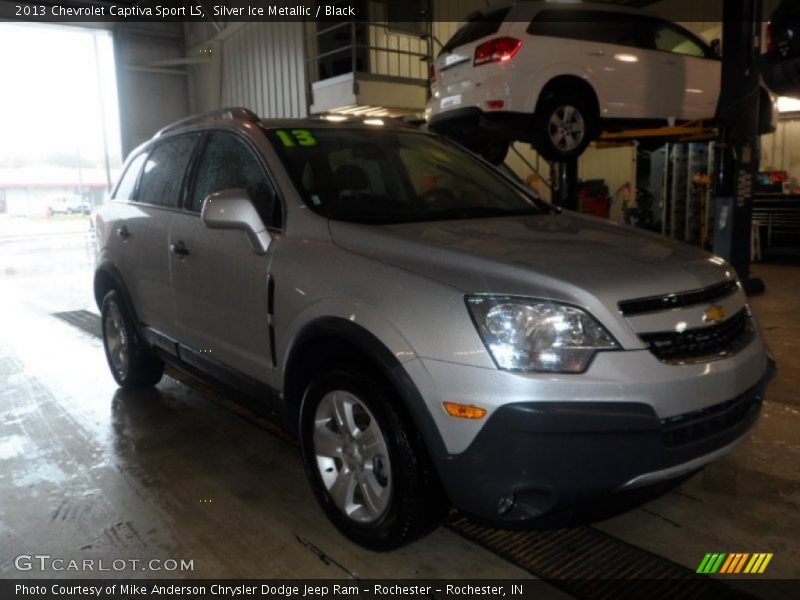 Silver Ice Metallic / Black 2013 Chevrolet Captiva Sport LS