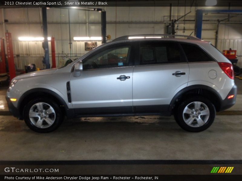 Silver Ice Metallic / Black 2013 Chevrolet Captiva Sport LS