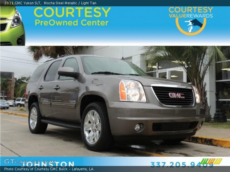 Mocha Steel Metallic / Light Tan 2011 GMC Yukon SLT