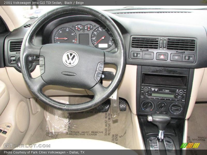 Black / Beige 2001 Volkswagen Jetta GLS TDI Sedan