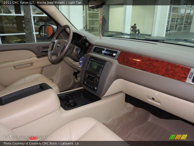 Mocha Steel Metallic / Light Tan 2011 GMC Yukon SLT