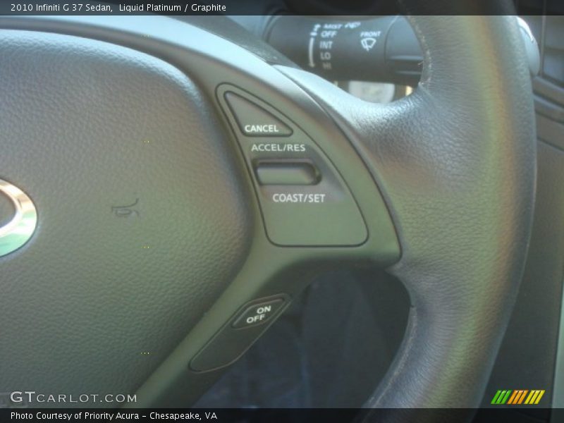 Liquid Platinum / Graphite 2010 Infiniti G 37 Sedan
