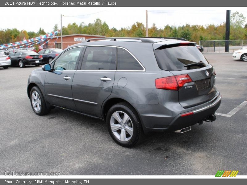 Polished Metal Metallic / Taupe 2011 Acura MDX Technology