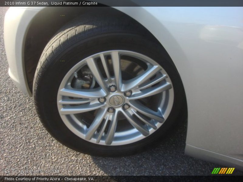 Liquid Platinum / Graphite 2010 Infiniti G 37 Sedan