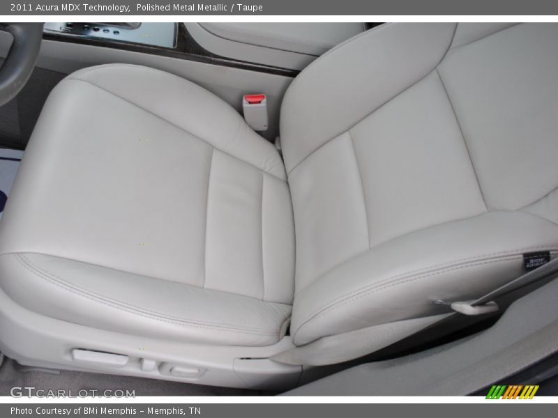 Polished Metal Metallic / Taupe 2011 Acura MDX Technology