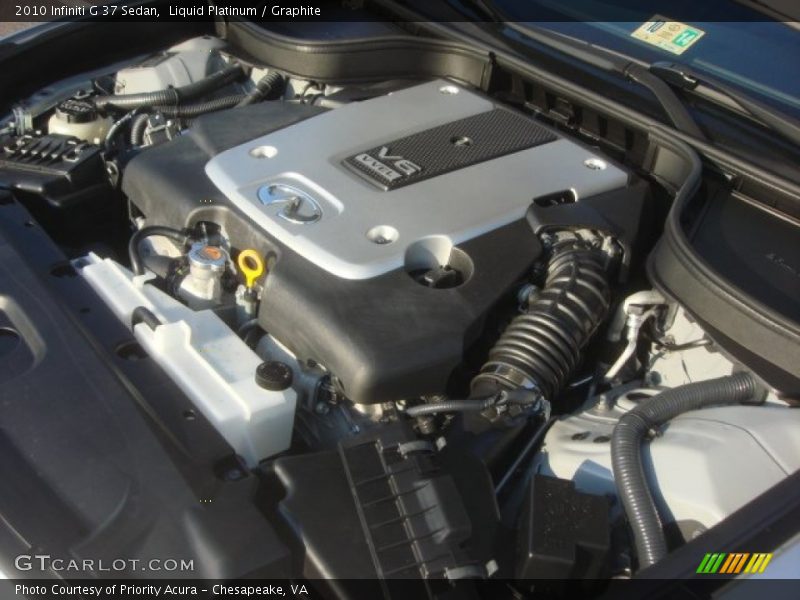 Liquid Platinum / Graphite 2010 Infiniti G 37 Sedan