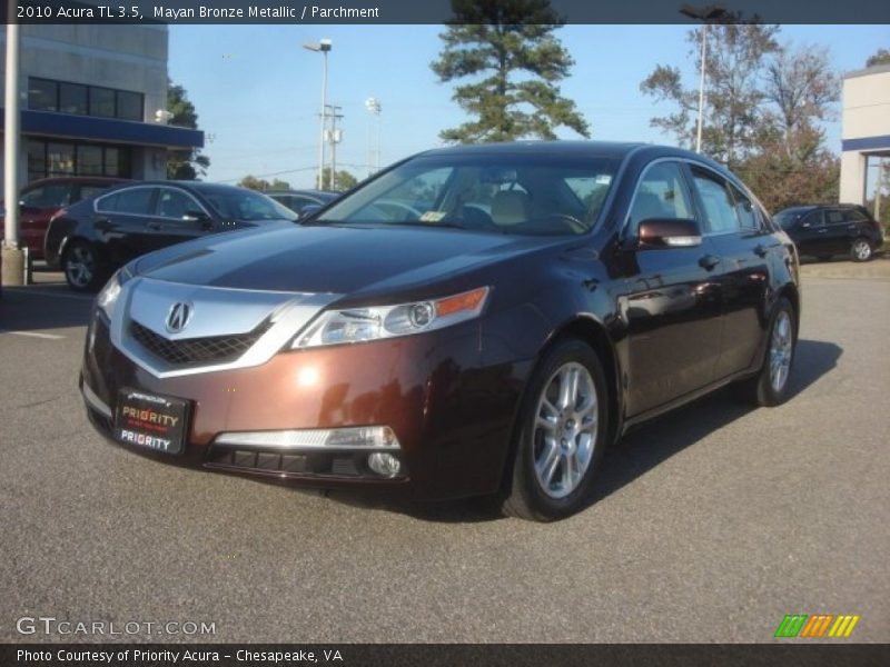 Mayan Bronze Metallic / Parchment 2010 Acura TL 3.5