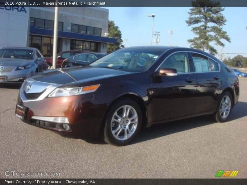 Mayan Bronze Metallic / Parchment 2010 Acura TL 3.5