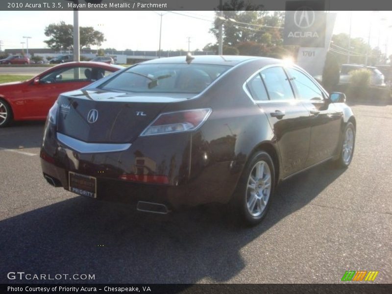 Mayan Bronze Metallic / Parchment 2010 Acura TL 3.5