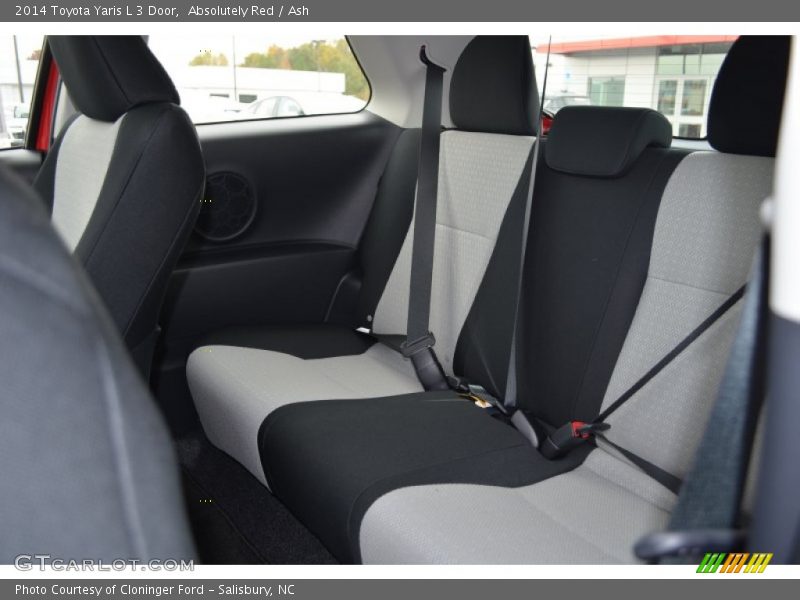 Rear Seat of 2014 Yaris L 3 Door